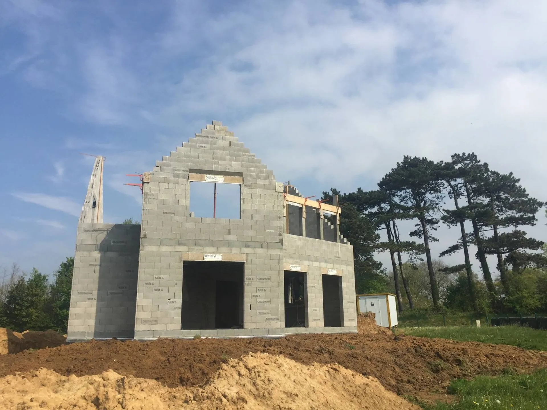 Construction d'un pavillon individuel proche Valmont