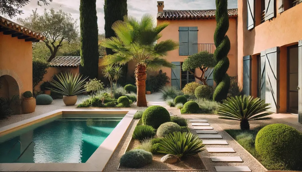 Création de jardin paysager exotique à Pernes-les-Fontaines et dans le Vaucluse