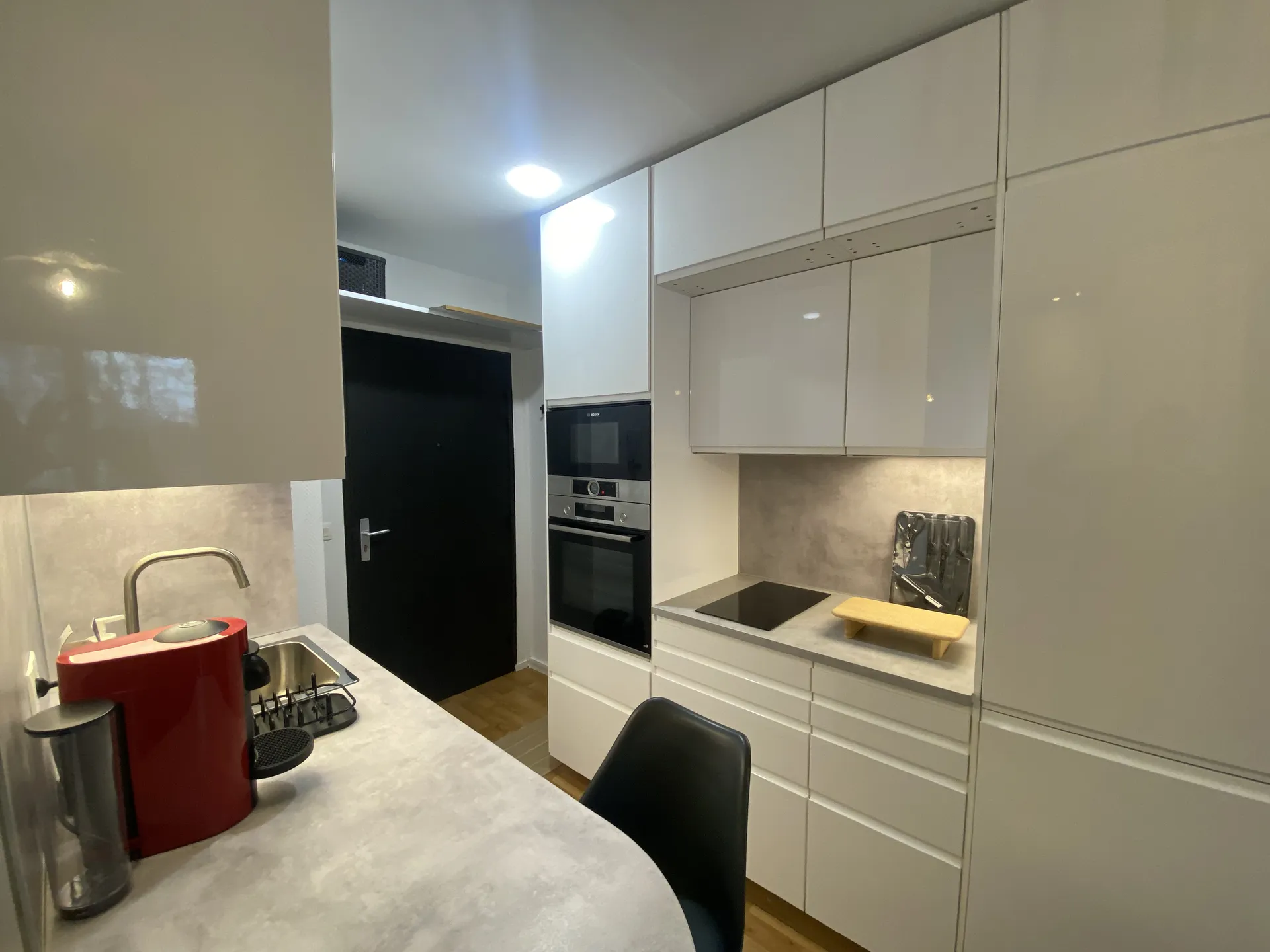 Cuisine avec ilôt partiel