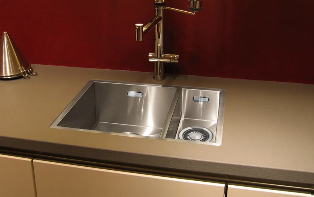Évier double inox Baronga Nice