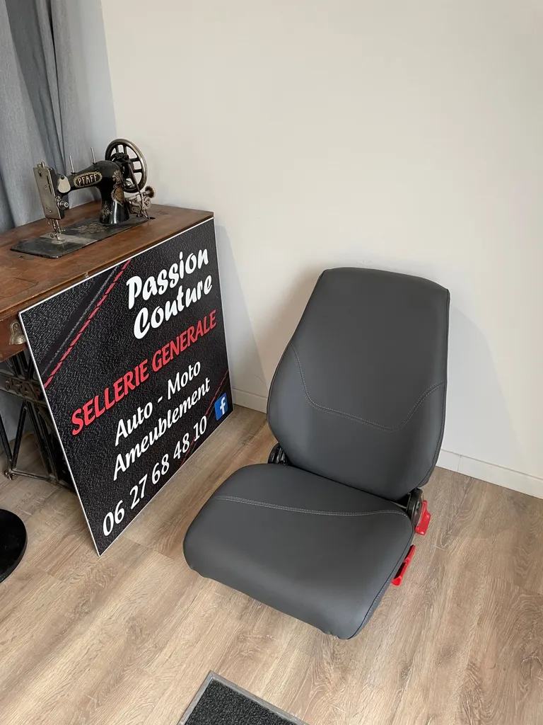 Rénovation siège de camion de chantier  Bordeaux