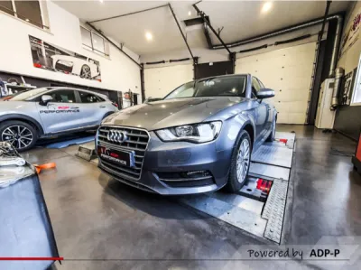 Conversion bio éthanol E85 Reprogrammation moteur  Audi A3 8V 1.4 TFSI 150CV | ADP Performance Salon de Provence