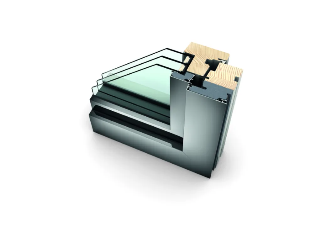 Fenêtre mixte bois/aluminium HF310 Internorm 