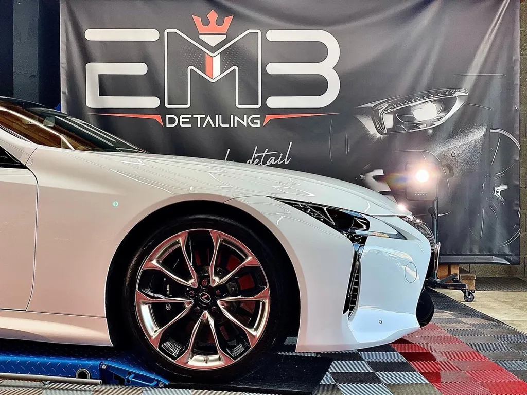Protection céramique et PPF Lexus LC 500 EMB DETAILING centre accrédité  à Lyon