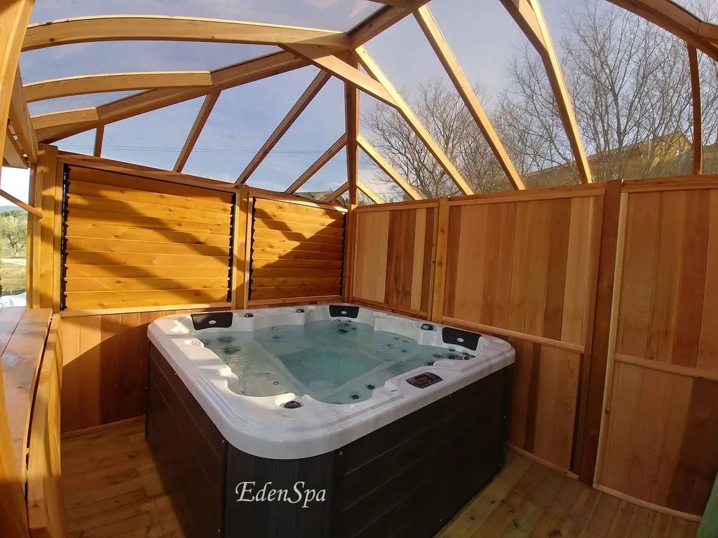 Gazebo red cedar aix en provence