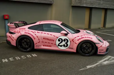 Porsche 911 GT3 Pink Pig – résultat final chez Gloss Obsession Vannes