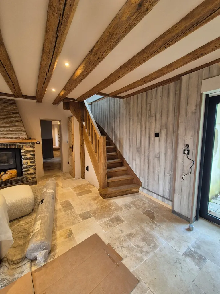 Rénovation d'un pavillon tout en couleurs, entre Alençon et Verneuil d'Avre et d'Iton