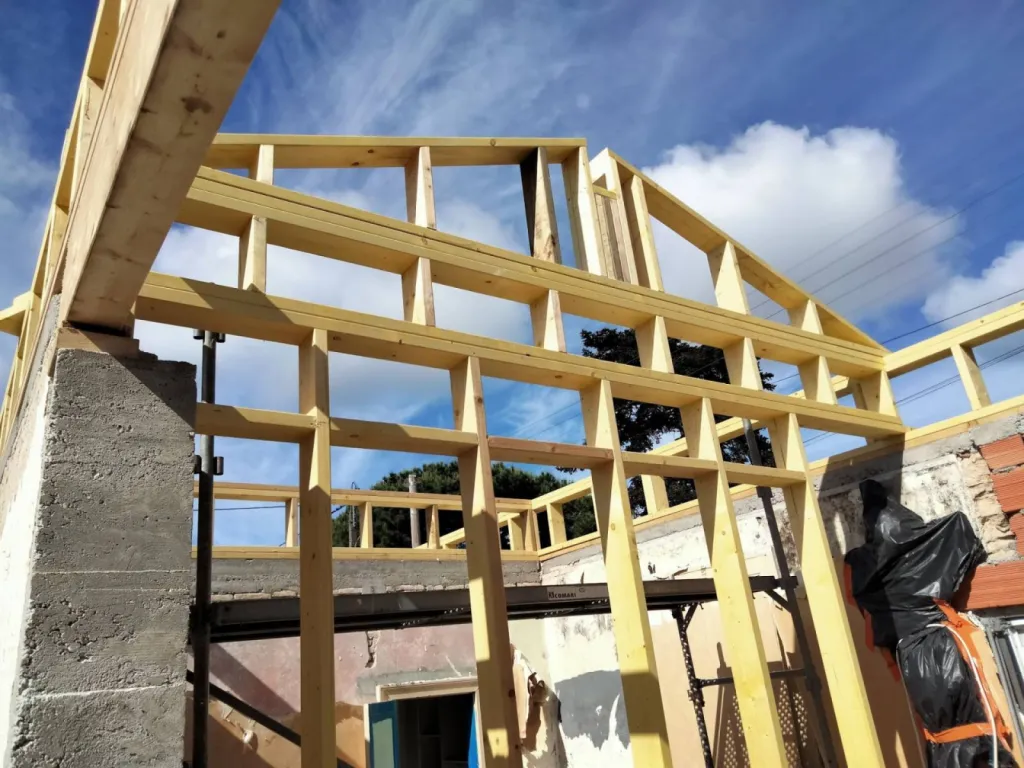 Réalisation d'un agrandissement bois pour agrandir la surface habitable d'une maison à La Teste de Buch 33