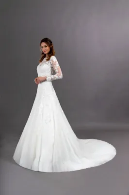 robe princesse manches longue mariage marseille