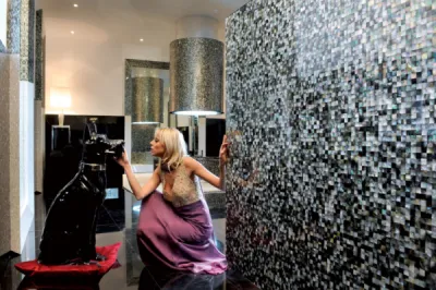 White Mother of Pearl Rainbow