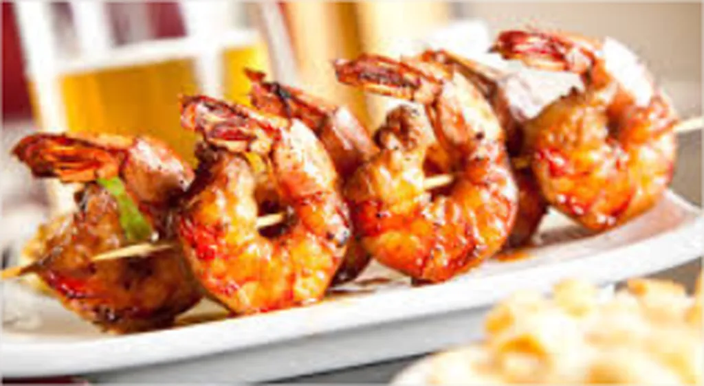 Brochette gamba
