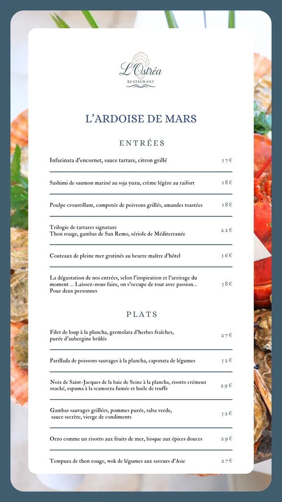 L’ardoise du Chef