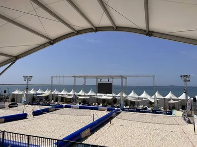 Installation d'un festival Sport à Saint-Laurent-du-Var