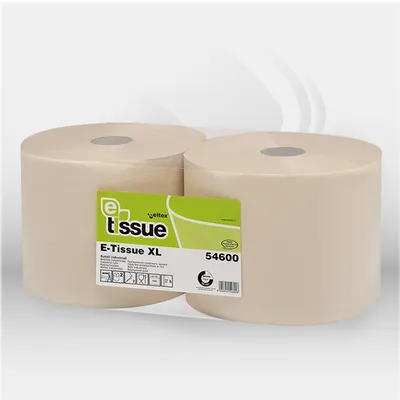 Bobines d'essuyage E-Tissue XL beige 1200 formats 2 plis Celtex, 360m, double agrément industriel et alimentaire, lot de 2 – disponibles à Mont-de-Marsan, Landes (40), Nouvelle-Aquitaine et toute la France