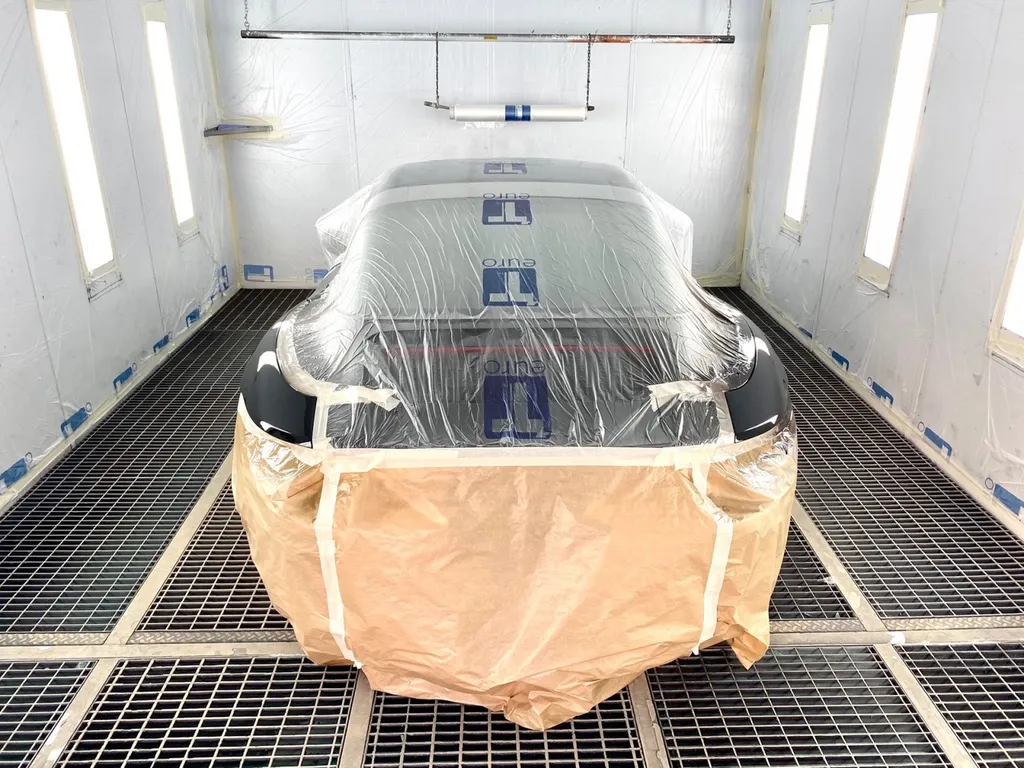 Intervention mécanique et carrosserie sur une Porsche 991 Targa Carrera 4S réalisée dans notre atelier expert situé à Carnoux