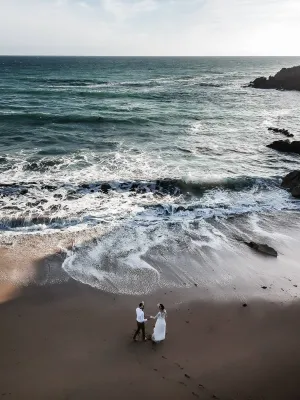mariage à la plage anglet