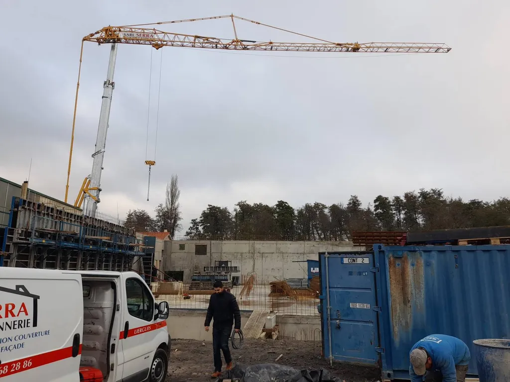 Incorporation de boitier électrique dans des murs béton