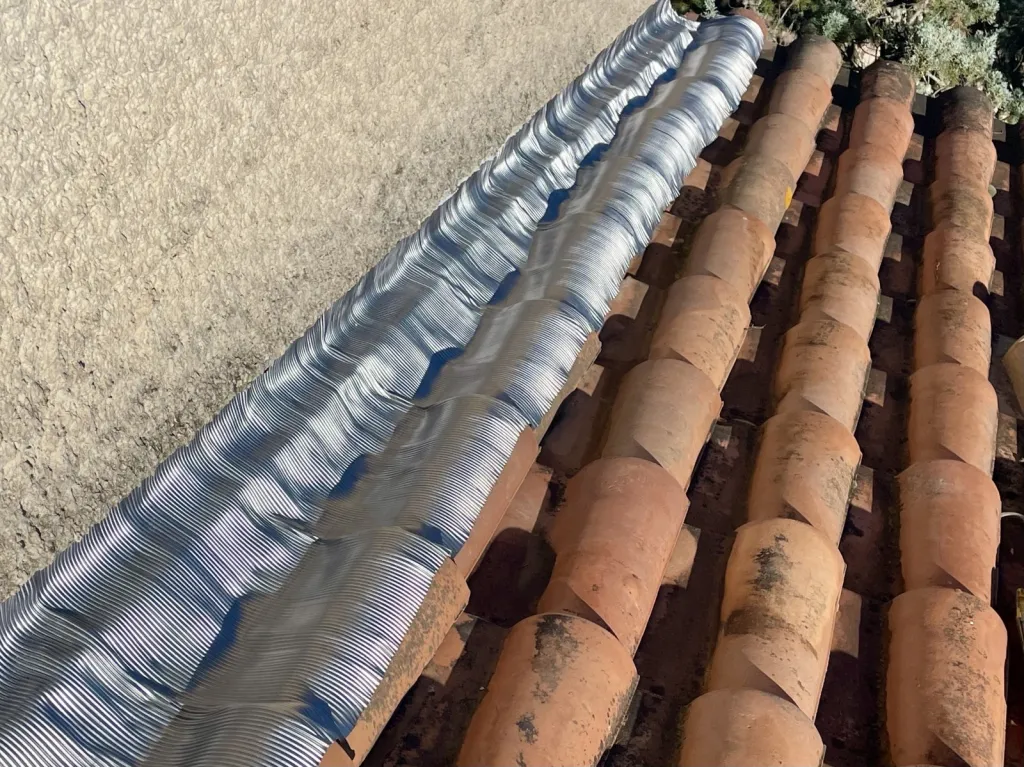 Rénovation de Solin de toiture en Plomb de maison sur Venelles 13770