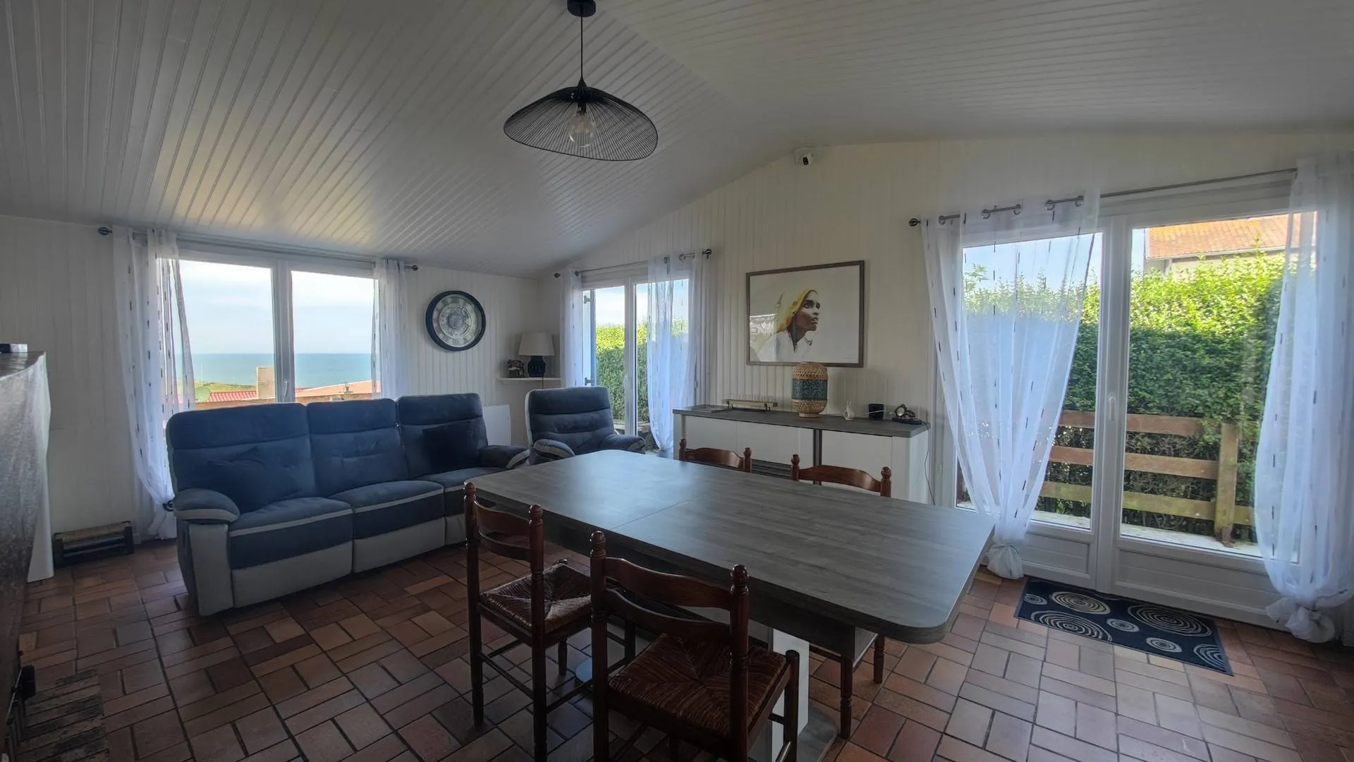 Vue imprenable sur la mer de Quiberville, en Seine-Maritime (76)