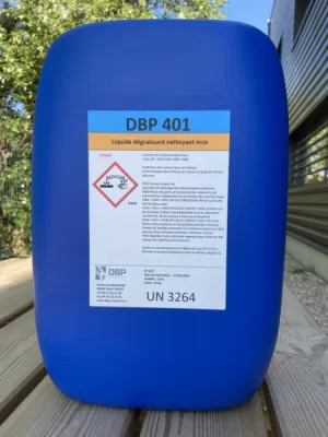 DBP 401 - DBP 401 N - DBP 401 P - Produit de nettoyage et de dégraissage pour les aciers en carbone
