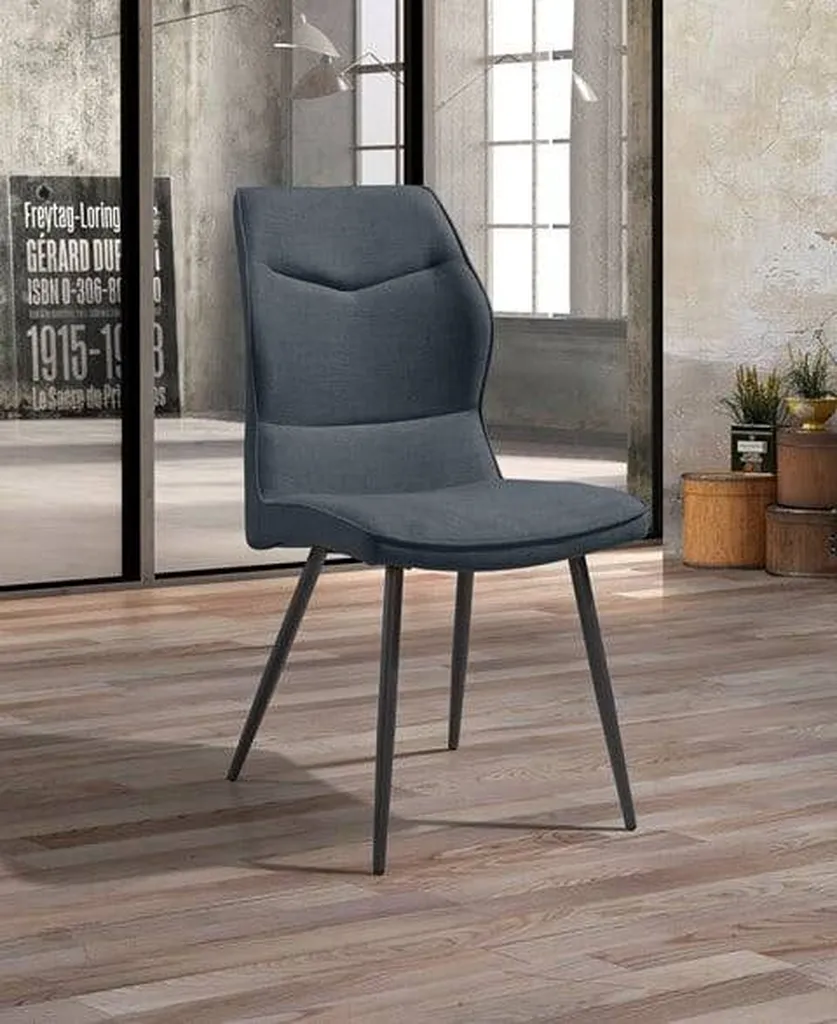 Vente chaise en tissu JULIE pour salle à manger