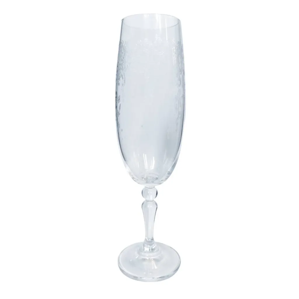 LOCATION DE FLÛTE À CHAMPAGNE CRISTAL GRAVÉ SUBLIME POUR MARIAGE A GRIMAUD DANS LE 83