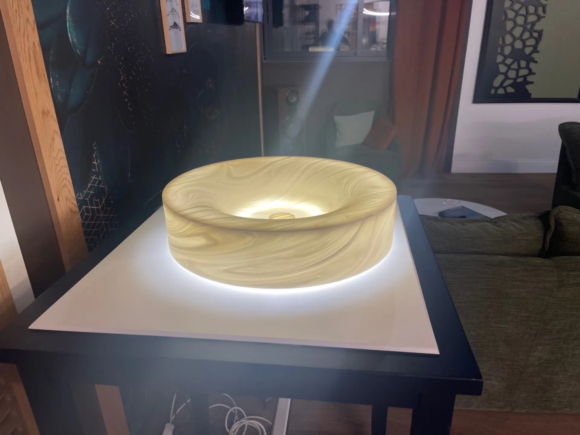  Vasques à poser en Corian rétro éclairé à Marcheprime