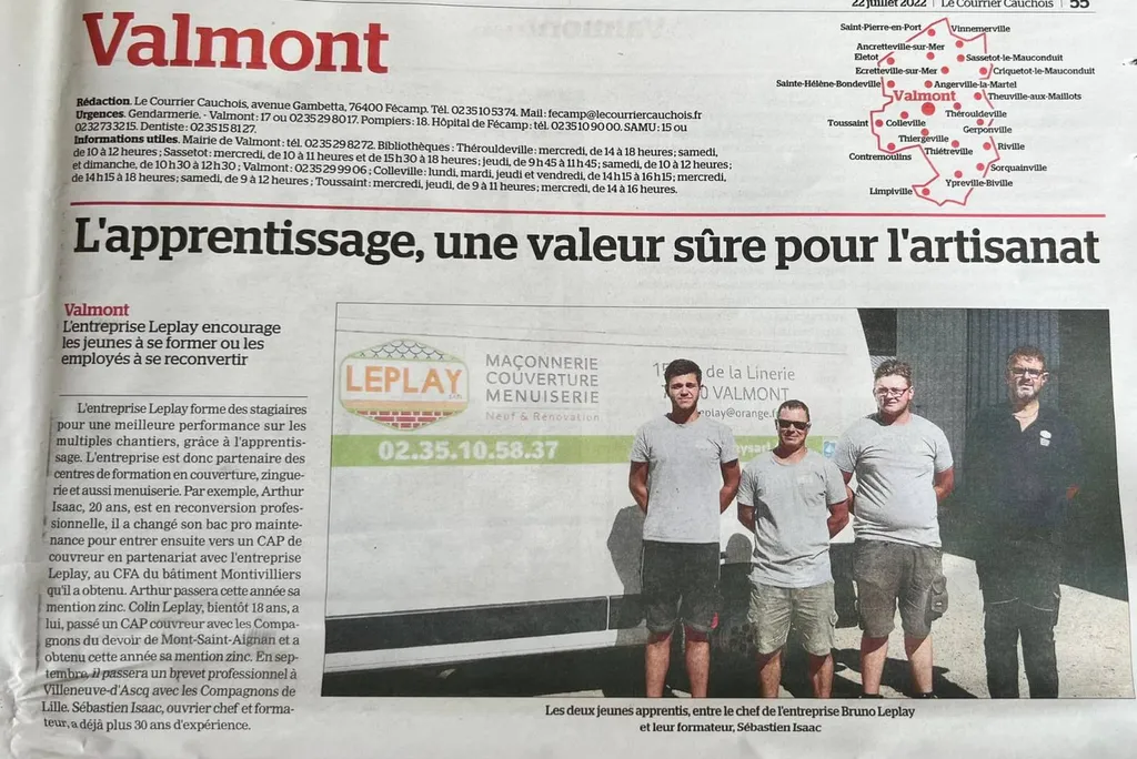 L'APPRENTISSAGE, UNE VALEUR SÛRE POUR L'ARTISANAT