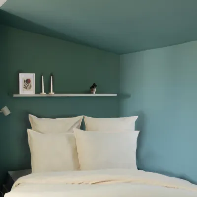 Chambre cosy intégrée dans un espace optimisé, par l'Atelier D, architecte d'intérieur à Bordeaux