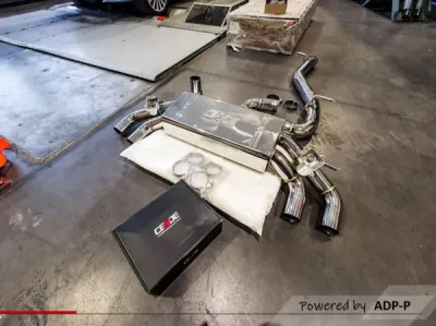 Installation catback à clapet CENDE pour VW Golf 7 R 2.0 TSi 300 | ADP Performance