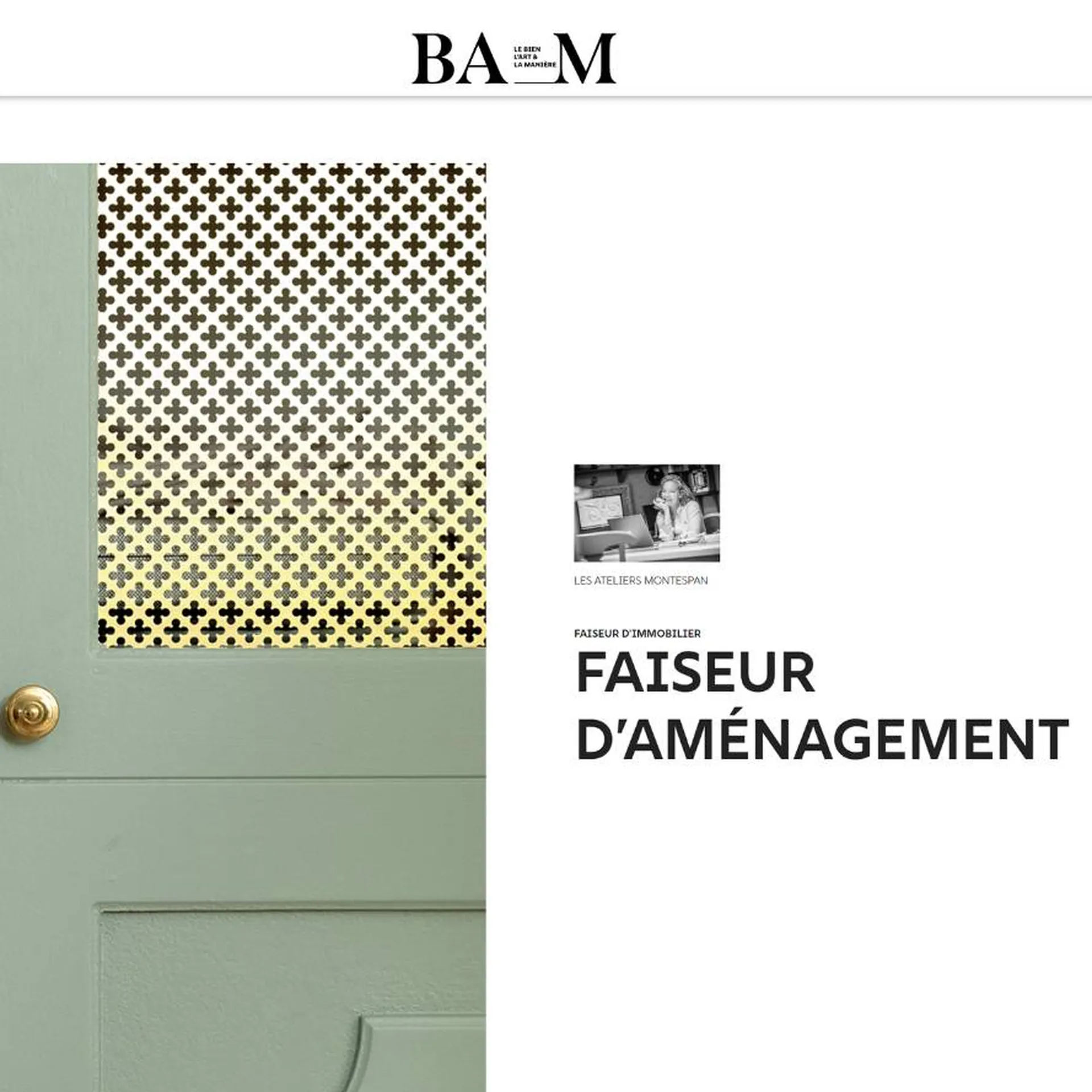 Faiseur d'aménagement magazine Bam 