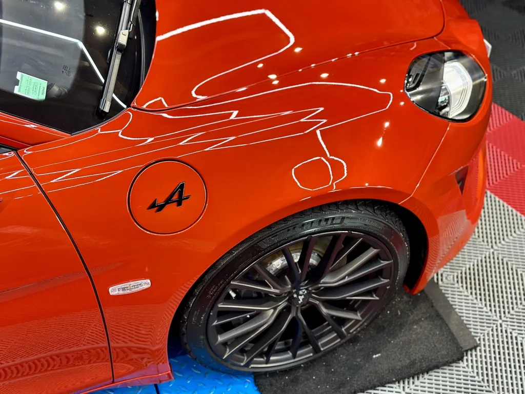 Spécialiste Protection carrosserie film PPF et traitement céramique Lyon Alpine A110 