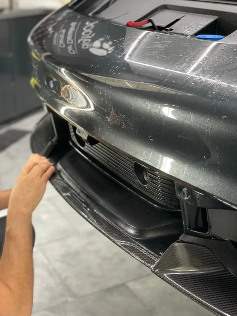 Film de protection PPF - Riviera Detailing Antibes - Porsche Taycan Turbo S