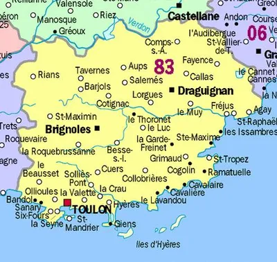 carte var pour trouver alliance piscines cuers