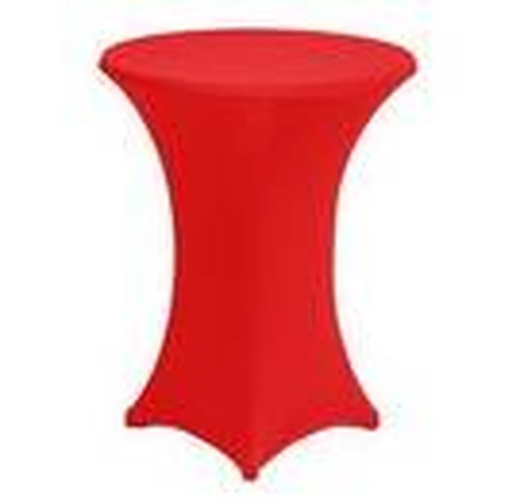 Location mange debout avec housse rouge