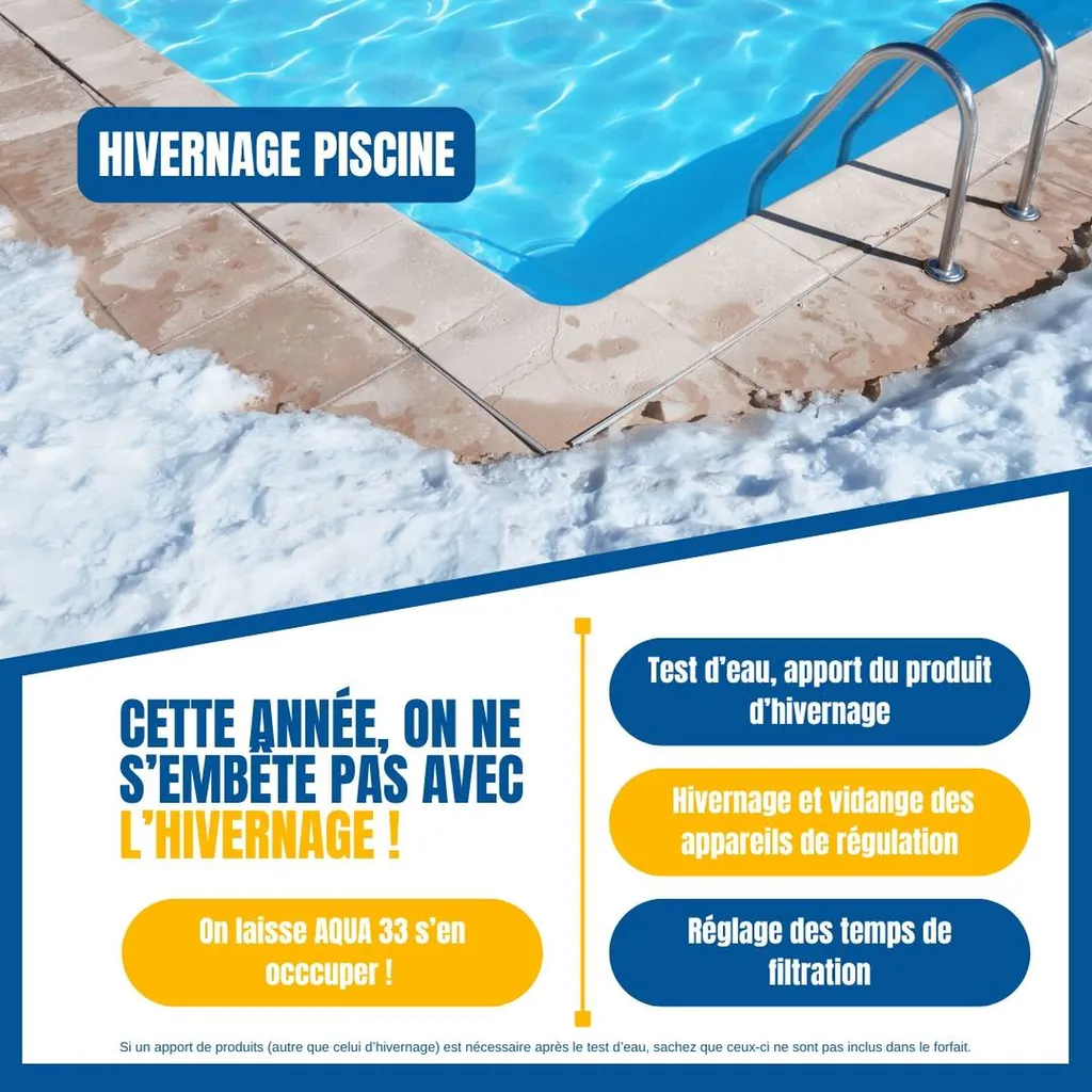 Préparez votre piscine pour l’hiver avec Aqua 33 à Ambarès et Lagrave