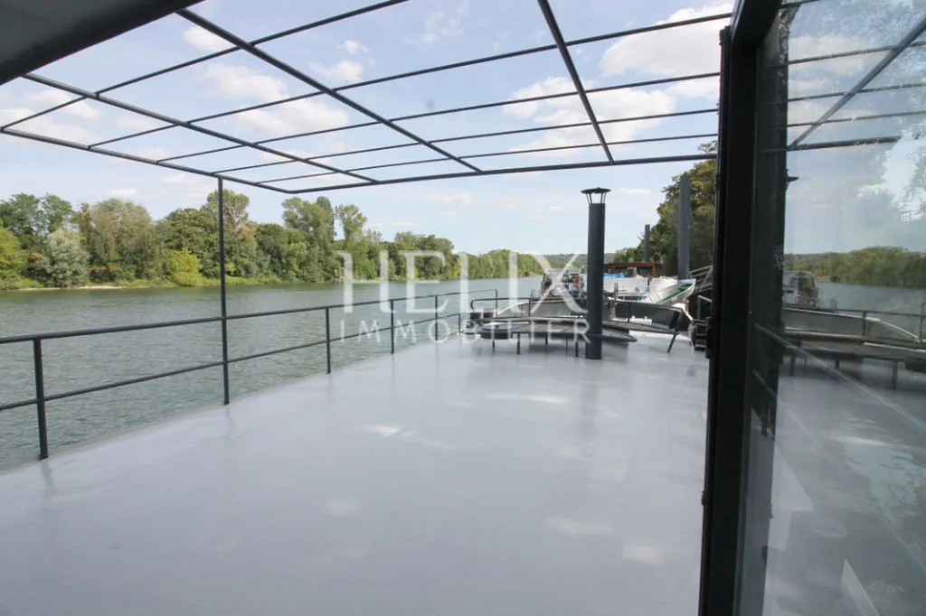 Magnifique péniche de 240 m2 habitable - iIe de la loge, Le Port Marly