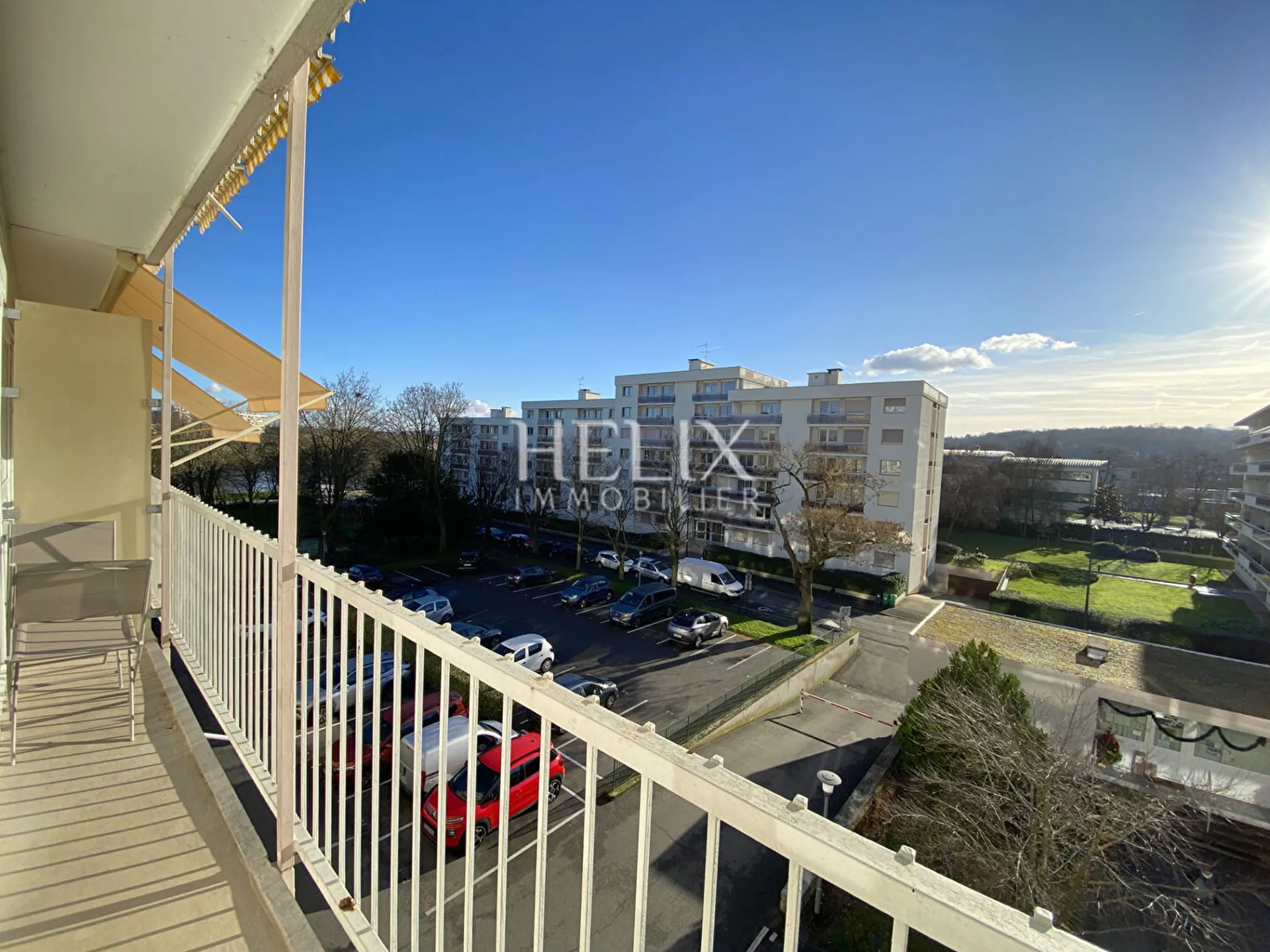 Le Pecq - appartement  lumineux de 3 pièces avec balcon, ascenseur et parking à proximité immédiate du futur coeur de ville 
