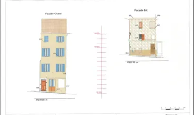Belle Maison de village avec gros potentiel à rénover spécial investisseurs et marchands de biens à Carcès sur cinq niveaux
