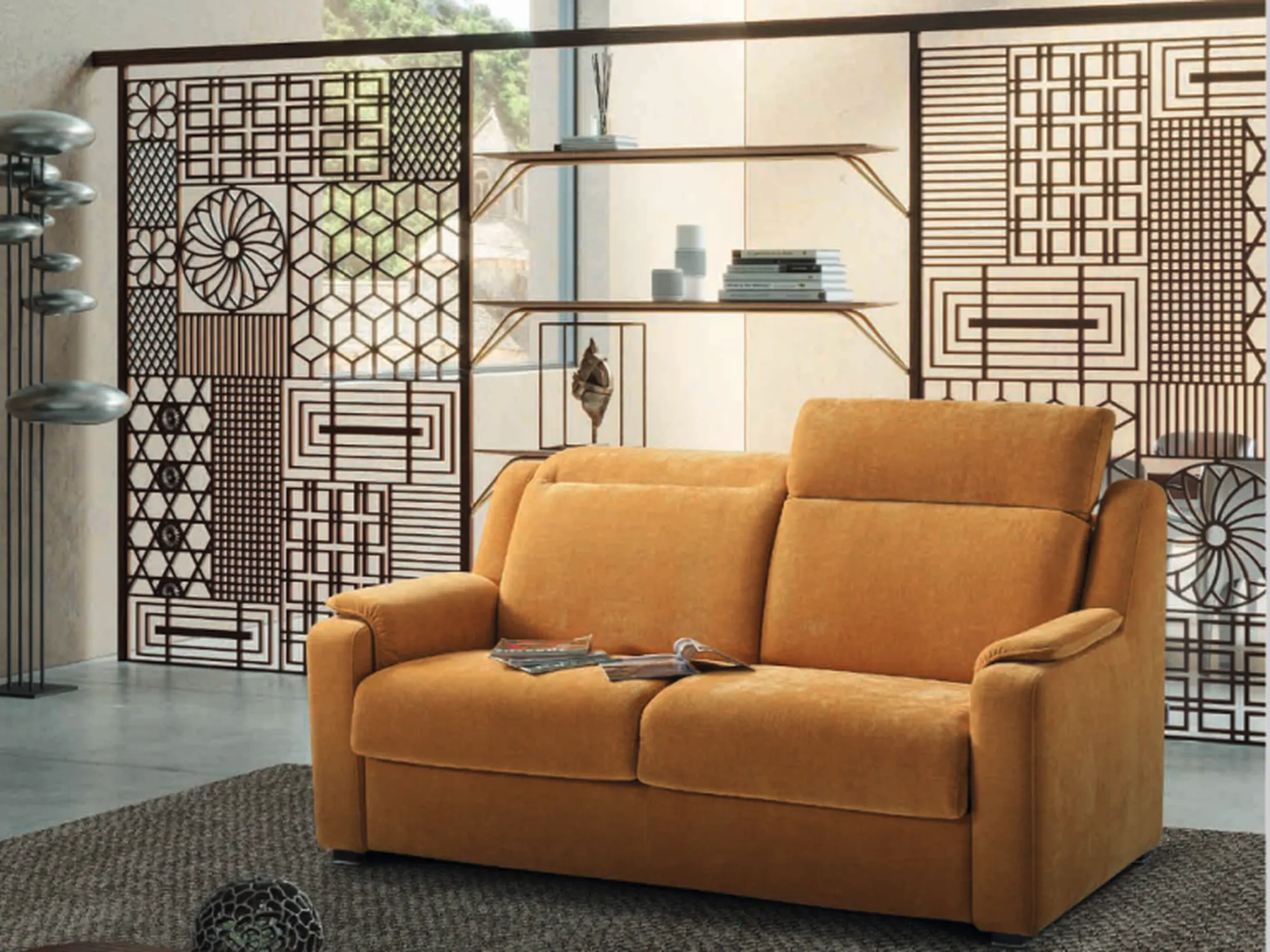 Vente d'un canapé lit convertible rapido SAINT LOUIS de fabrication Italienne