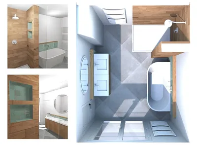 Architecte d'intérieur à Eguilles :  plan implentation salle de bain archi architecte