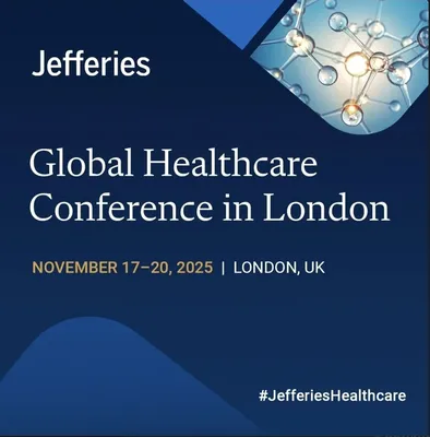 Benta Lyon à la Jefferies Global Healthcare Conference à Londres 2025