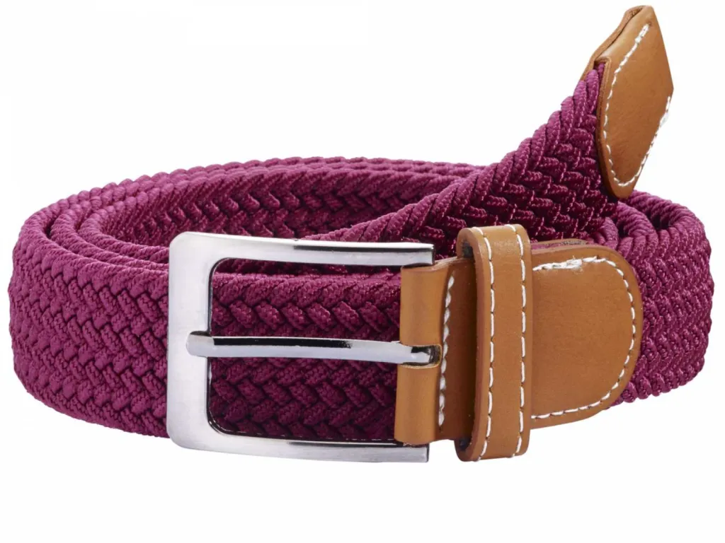  Photographe packshot maroquinerie CEINTURE TRESSÉE BORDEAUX BOUCLE ARDILLON