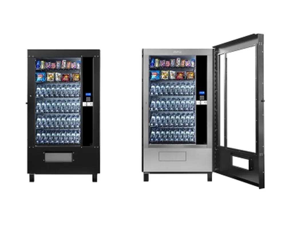 Vente de distributeur automatique de snacks et boissons fraîches avec système de paiement sans contact en France