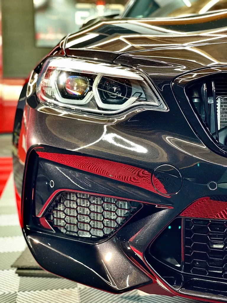 Protection carrosserie Lyon Bmw M2 compétition traitement céramique protection carrosserie PPF 