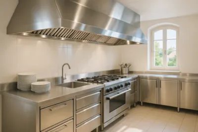 Intervention de nettoyage complet de hotte professionnelle à Nice par Riviera Ramonage assurant sécurité, hygiène et performance