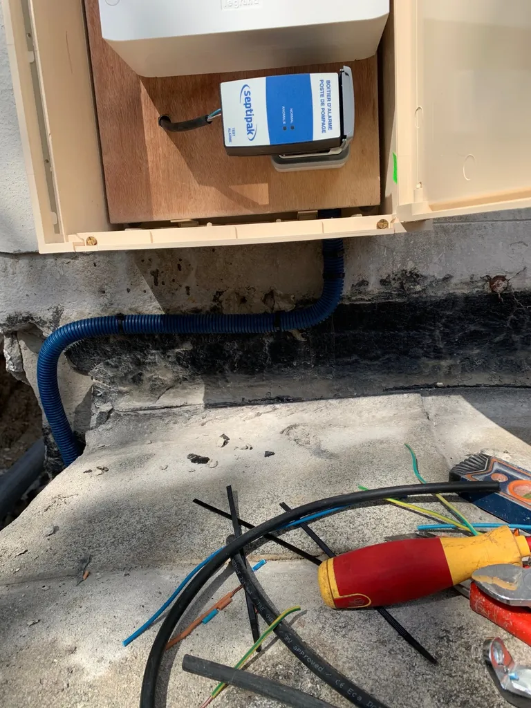 Installation électrique d’un système de pompe de relevage sur Marseille