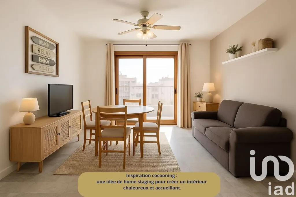 Studio meublé au dernier étage avec ascenseur à vendre à Carredon à Six-Fours-les-Plages dans le Var