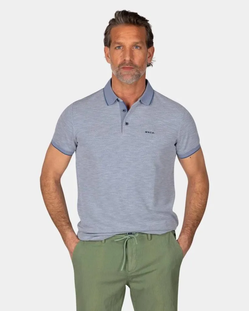 Polo bleu avec modal NZA – Urban Chic à Dieppe 76