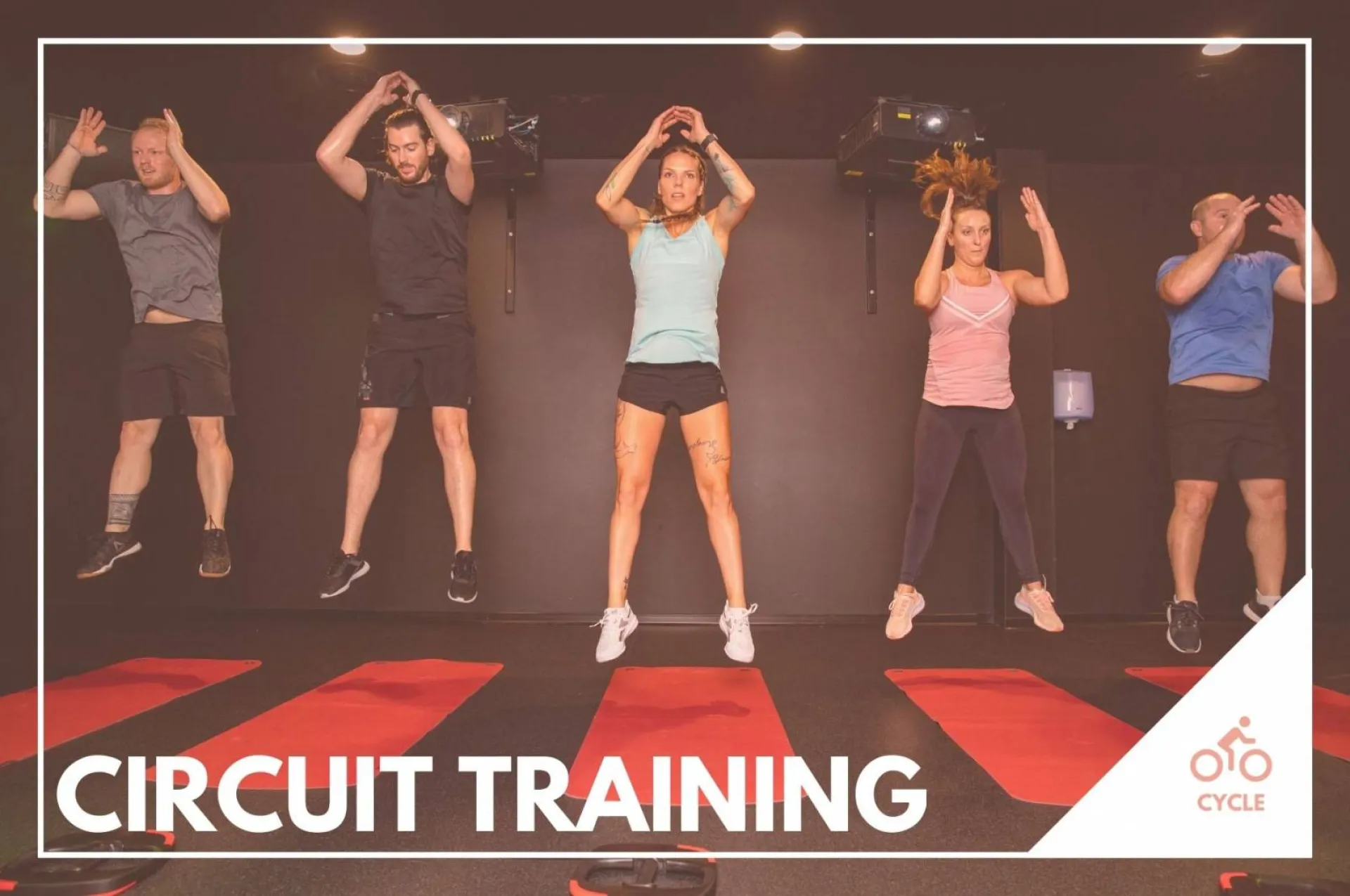 Cours de circuit training dans le studio Cycle de votre centre de remise en forme KAP CARE Sport à Mérignac proche de Bordeaux